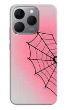 Pink Web Realme 15T 5G Hard Case Back Cover by Casekaro