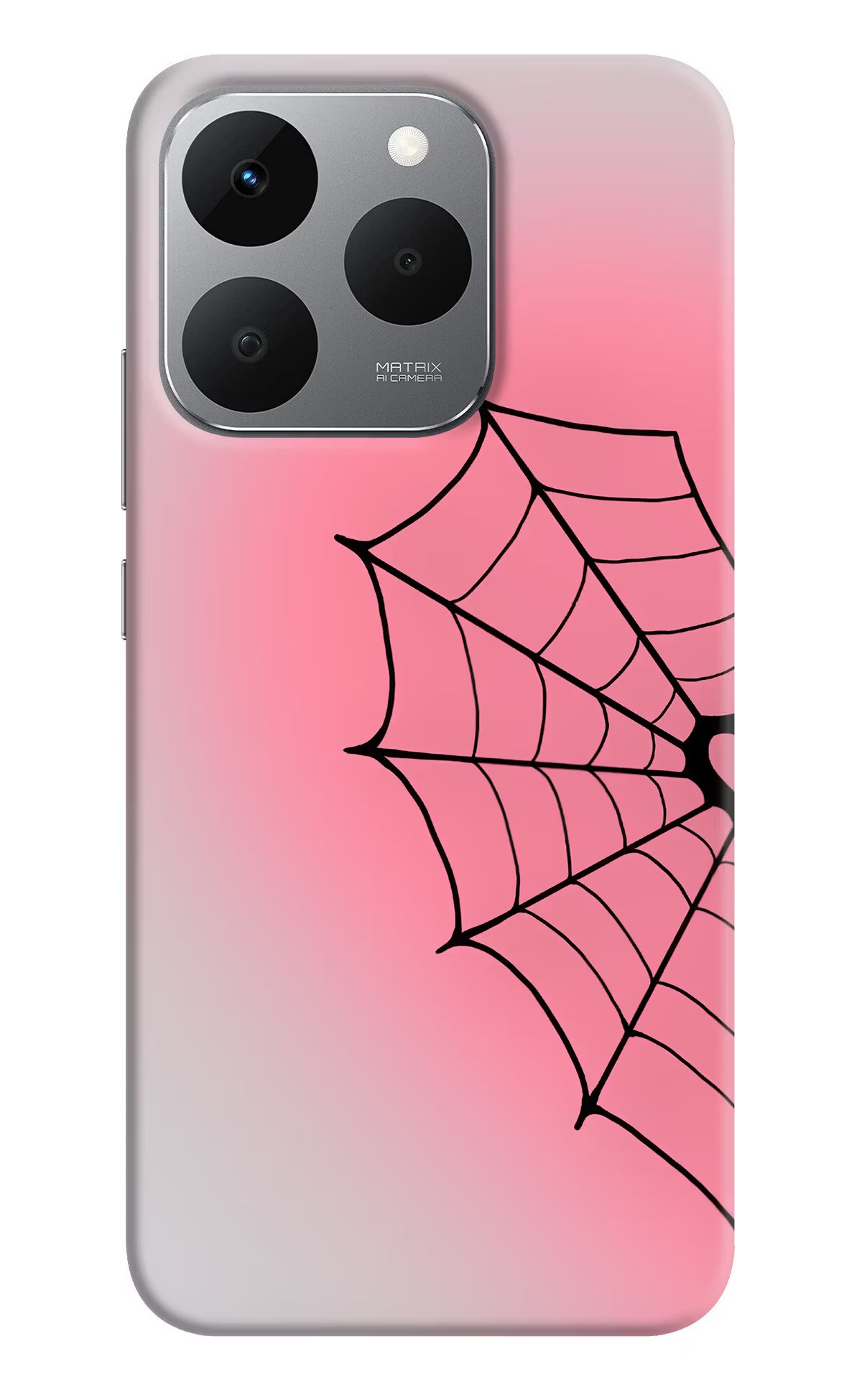 Pink Web Realme 15T 5G Back Cover