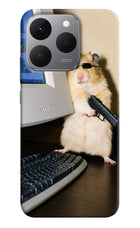 Hacker Hamster Realme 15T 5G Hard Case Back Cover by Casekaro