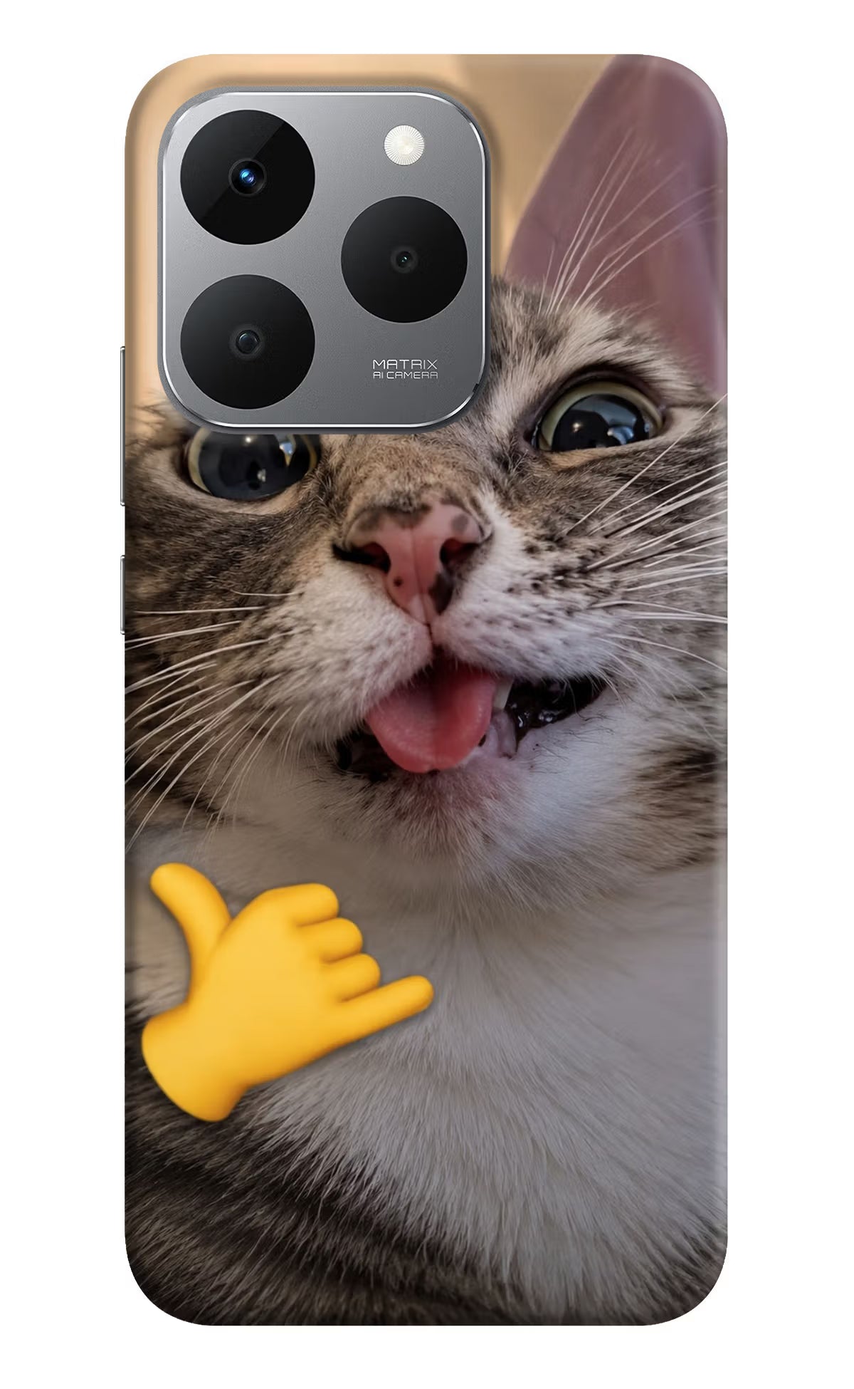 Silly Cat Call Realme 15T 5G Back Cover