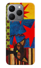 Pop Cat Realme 15T 5G Hard Case Back Cover by Casekaro