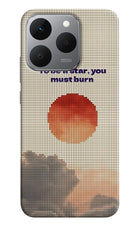 Pixel Sun Realme 15T 5G Hard Case Back Cover by Casekaro