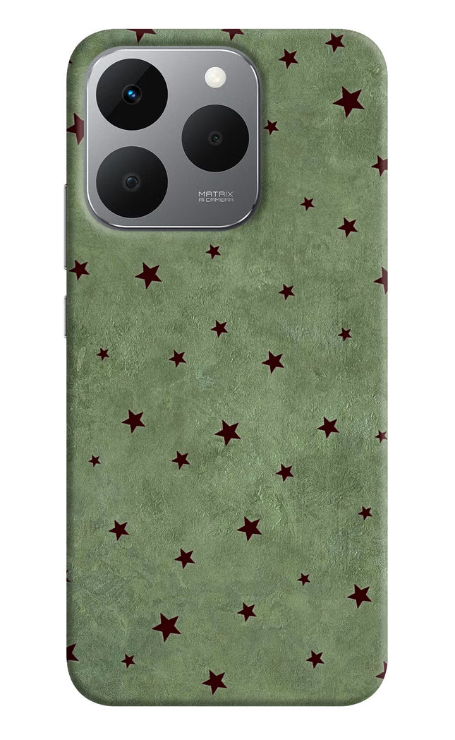 Green Stars Realme 15T 5G Hard Case Back Cover by Casekaro