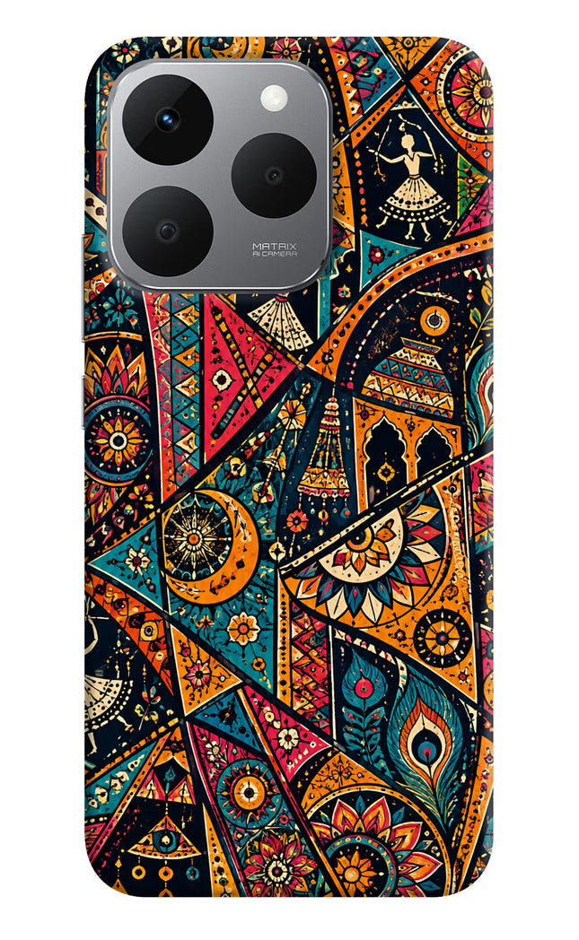 Folk Print Realme 15T 5G Hard Case Back Cover by Casekaro