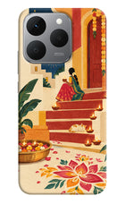 Diwali Rangoli Realme 15T 5G Hard Case Back Cover by Casekaro