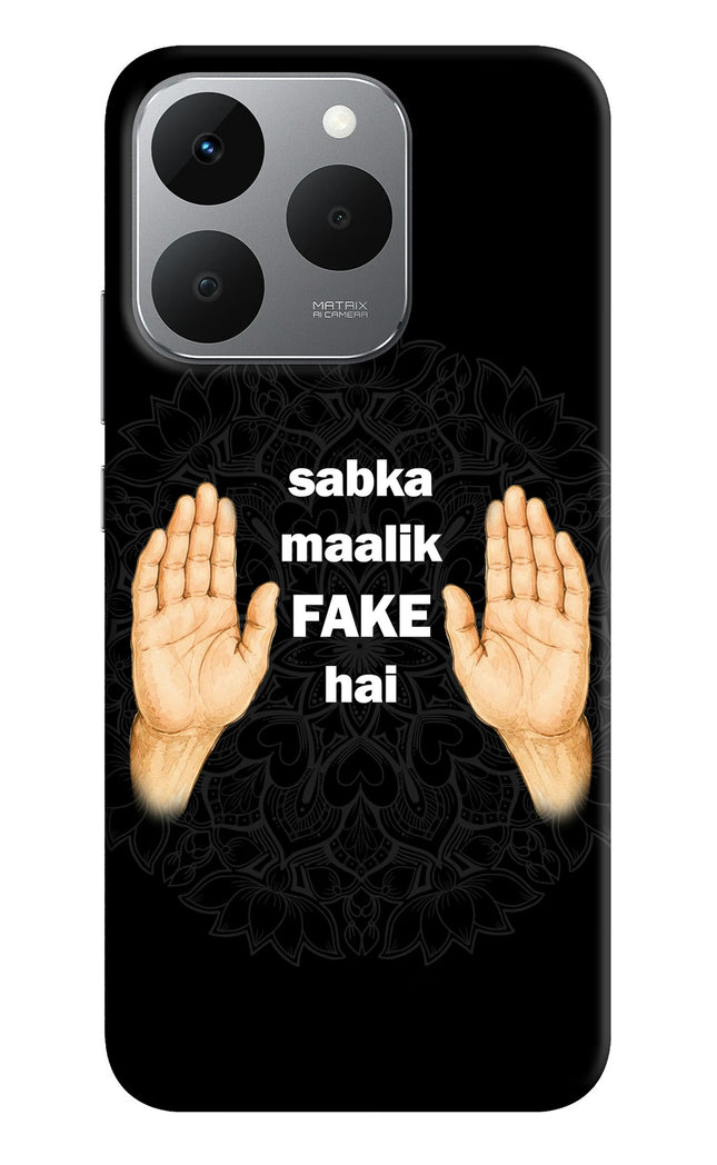 Sabka Malik Fake Realme 15T 5G Hard Case Back Cover by Casekaro