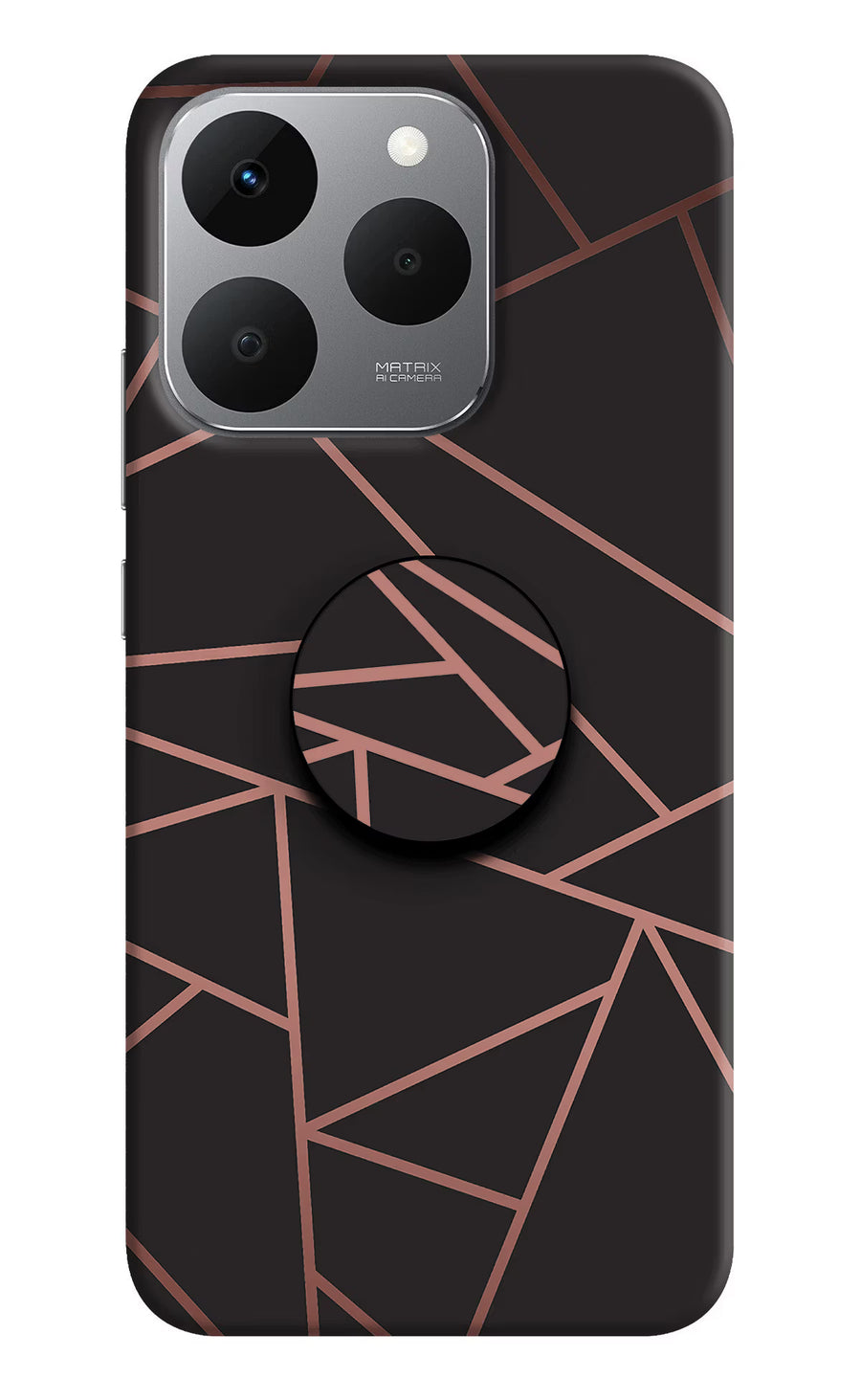 Geometric Pattern Realme 15T 5G Pop Case, Hard case