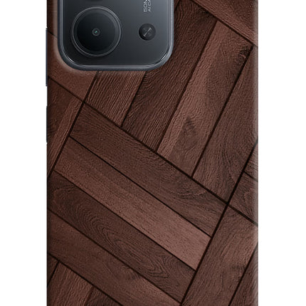 Wooden Texture Design Redmi 15C 5G Back Cover