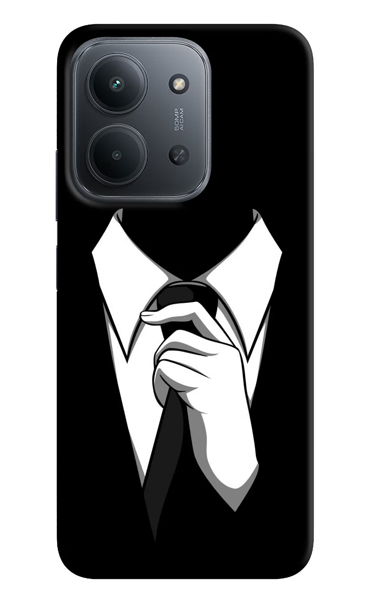 Black Tie Redmi 15C 5G Back Cover