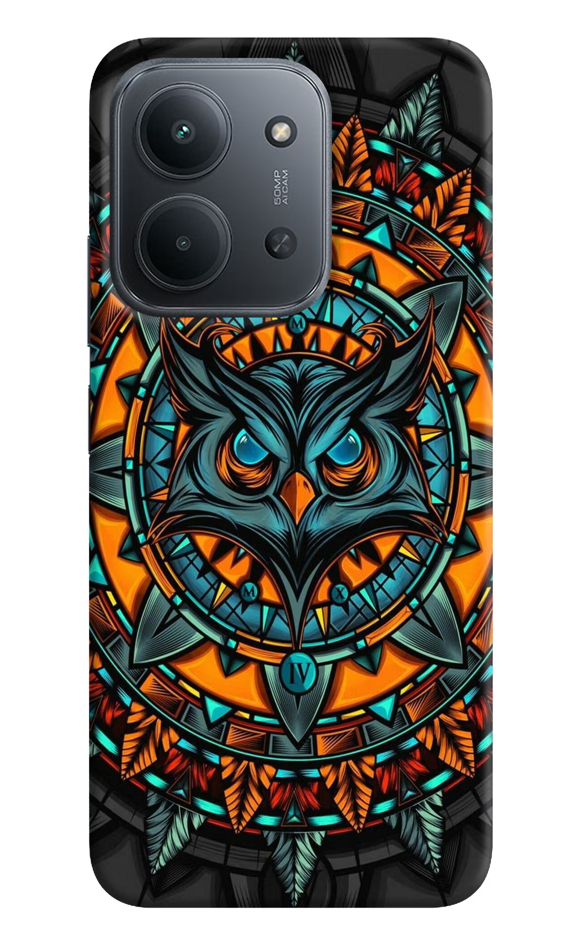 Angry Owl Art Redmi 15C 5G Back Cover