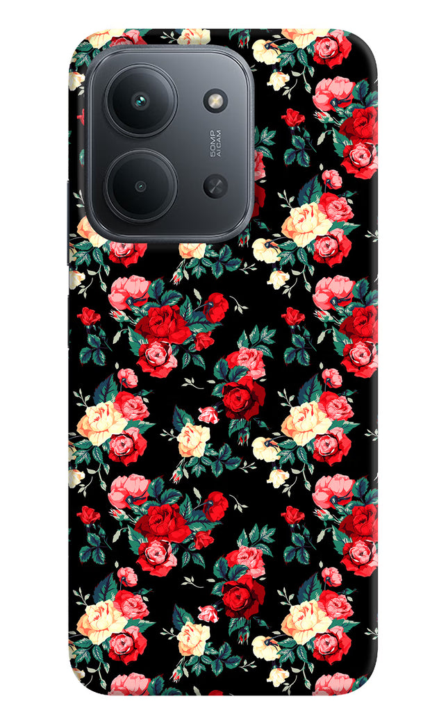 Rose Pattern Redmi 15C 5G Back Cover