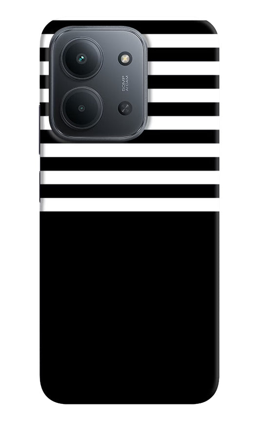 Black and White Print Redmi 15C 5G Back Cover