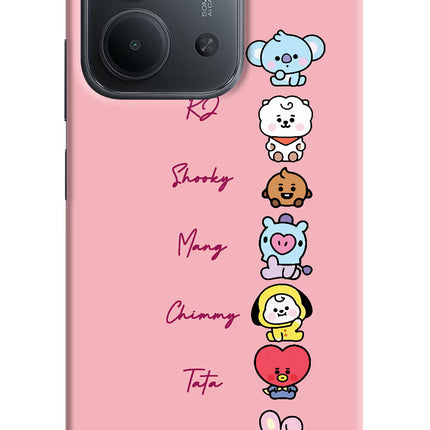 BTS names Redmi 15C 5G Back Cover