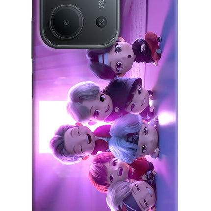 BTS Chibi Redmi 15C 5G Back Cover