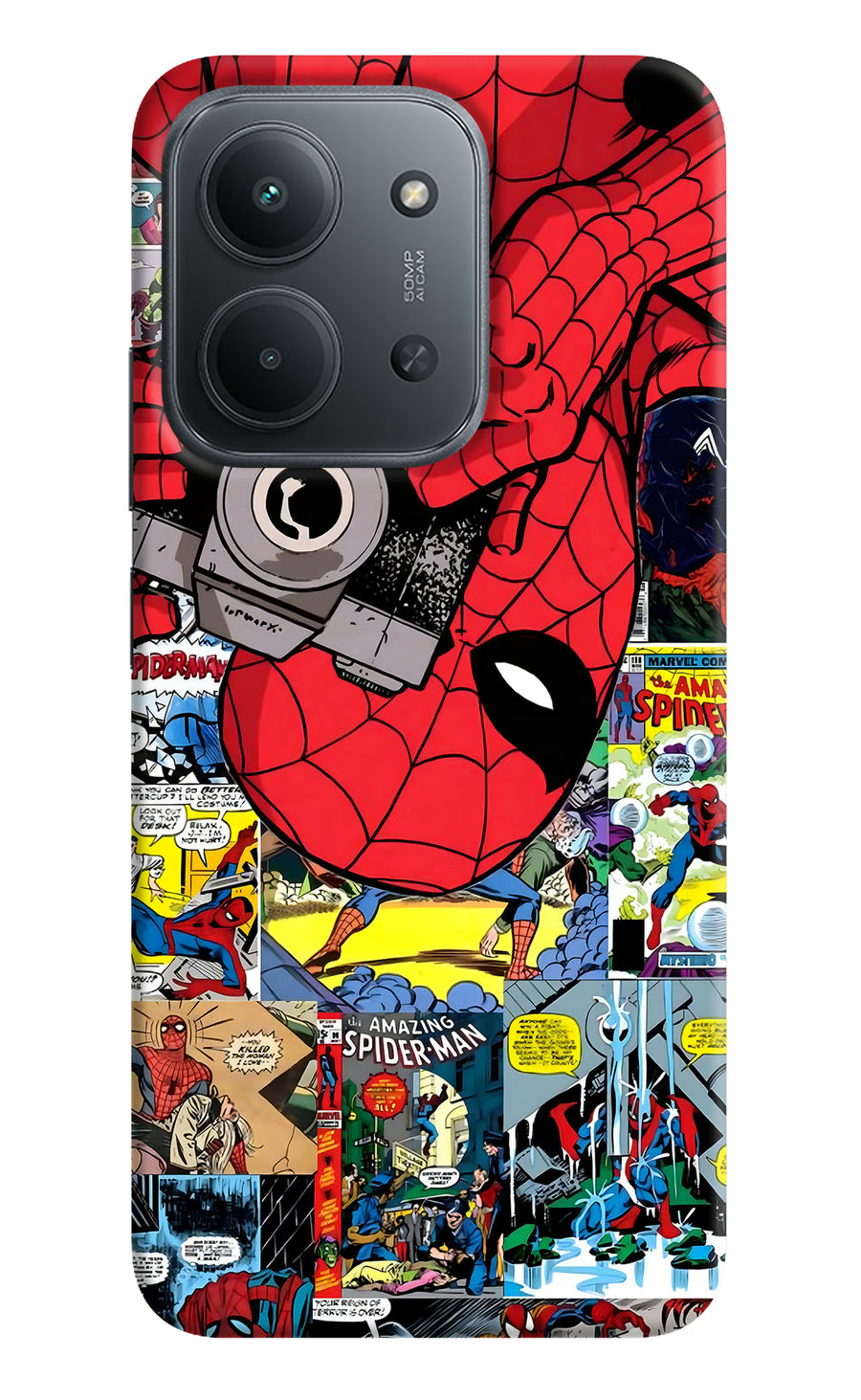Spider Man Redmi 15C 5G Back Cover, Hard case