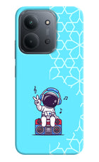 Cute Astronaut Chilling Redmi 15C 5G Back Cover