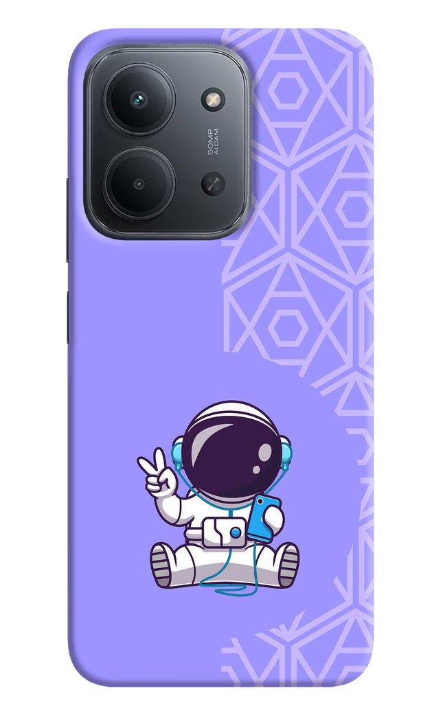 Cute Astronaut Chilling Redmi 15C 5G Back Cover