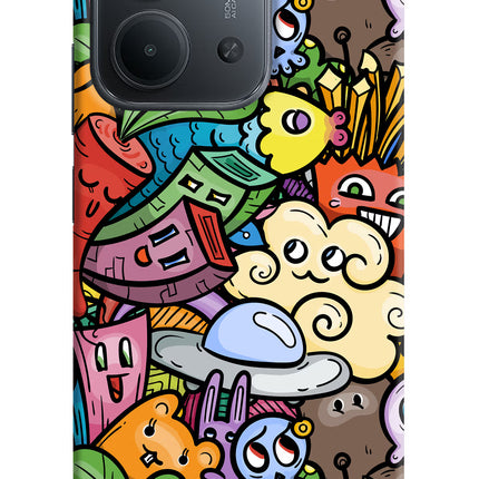 Veggie Doodle Redmi 15C 5G Back Cover