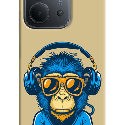 Monkey Headphone Redmi 15C 5G Back Cover