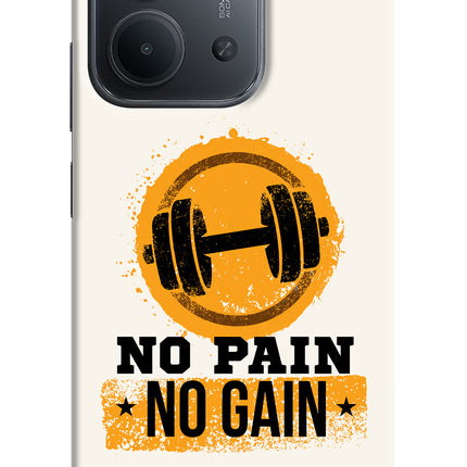 No Pain No Gain Redmi 15C 5G Back Cover
