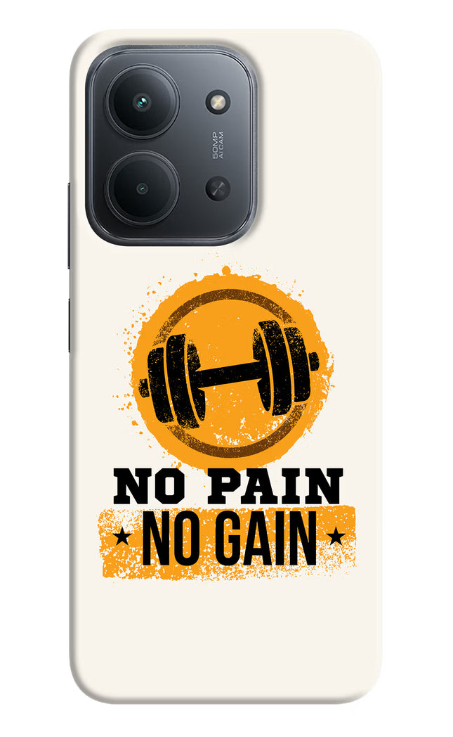 No Pain No Gain Redmi 15C 5G Back Cover