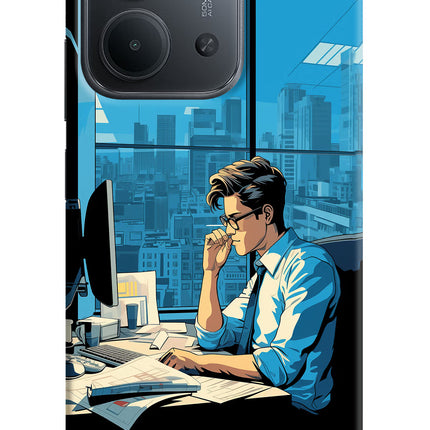 Focused Hustler (AI Generated) Redmi 15C 5G Back Cover