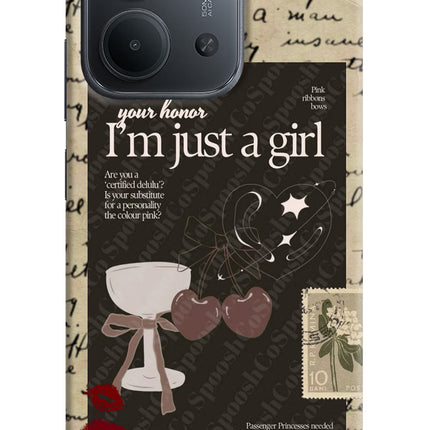 I am just a girl Redmi 15C 5G Back Cover