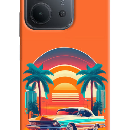 Palm Drive 80s Redmi 15C 5G Back Cover