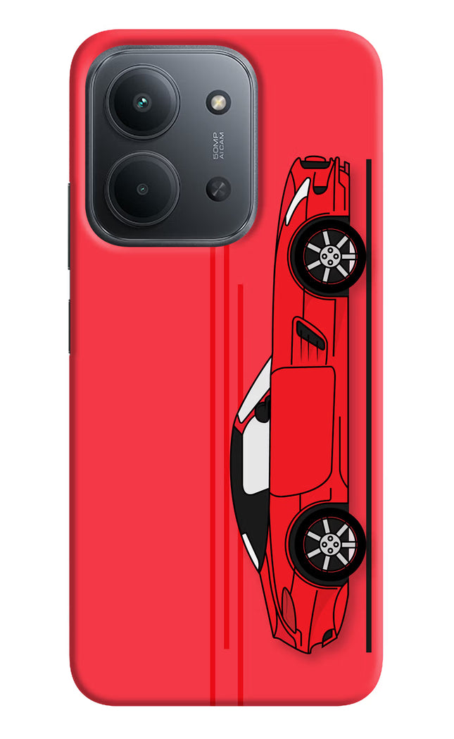 Red Velocity Redmi 15C 5G Back Cover