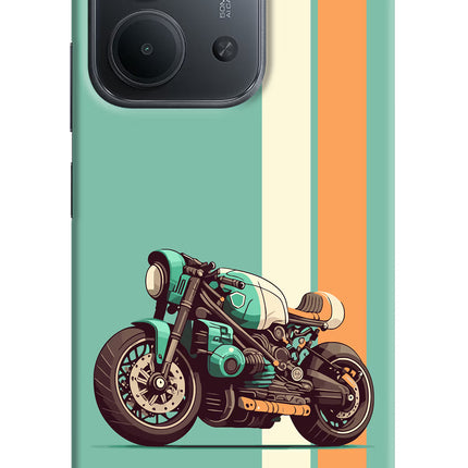 Striped Moto Drift Redmi 15C 5G Back Cover