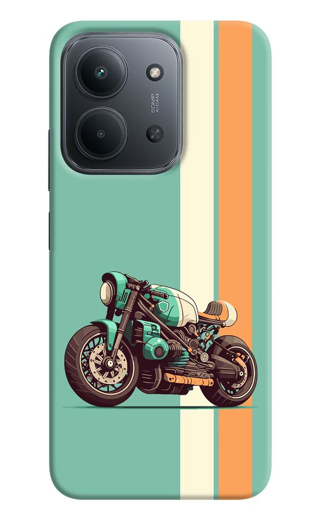 Striped Moto Drift Redmi 15C 5G Back Cover