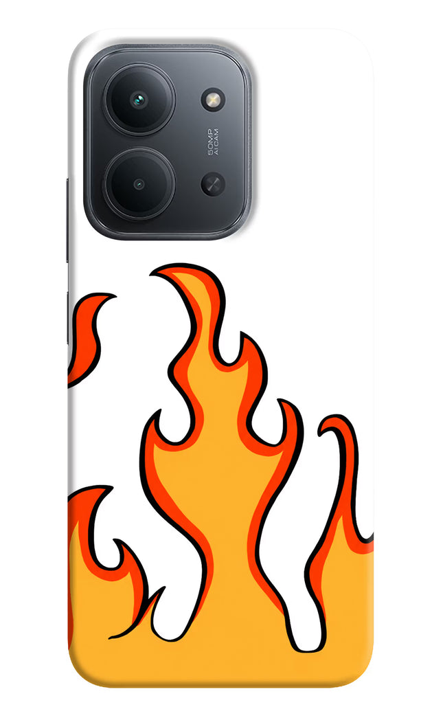 Fired Up – White Redmi 15C 5G Hard Case Back Cover by Casekaro
