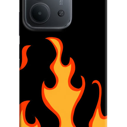 Fired Up – Black Redmi 15C 5G Hard Case Back Cover by Casekaro