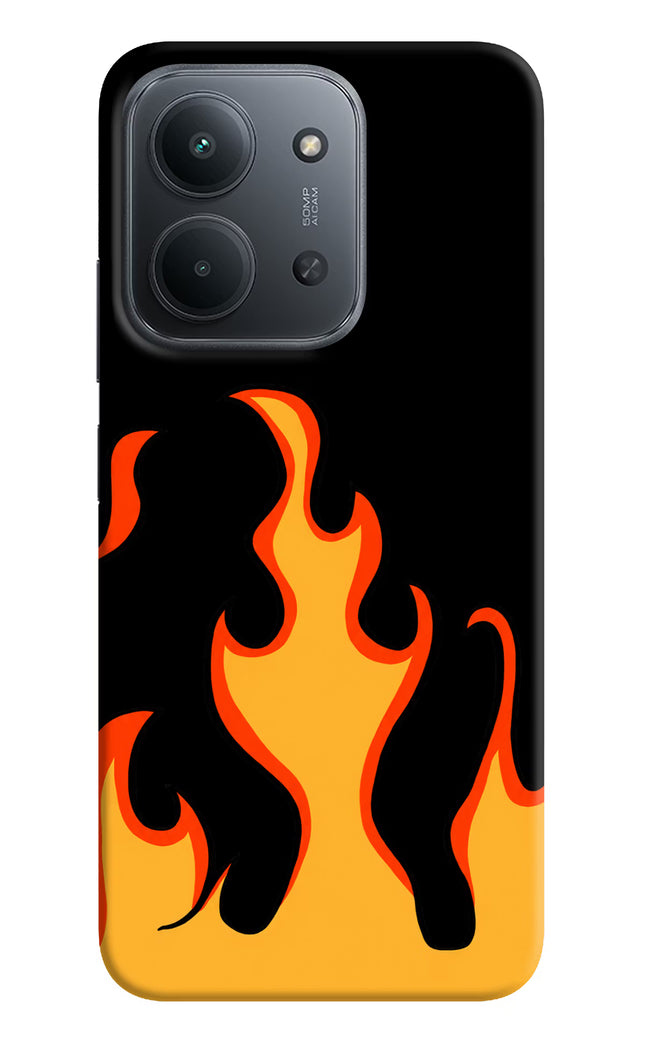 Fired Up – Black Redmi 15C 5G Hard Case Back Cover by Casekaro