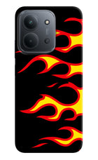 Side Sweep Flames Redmi 15C 5G Hard Case Back Cover by Casekaro