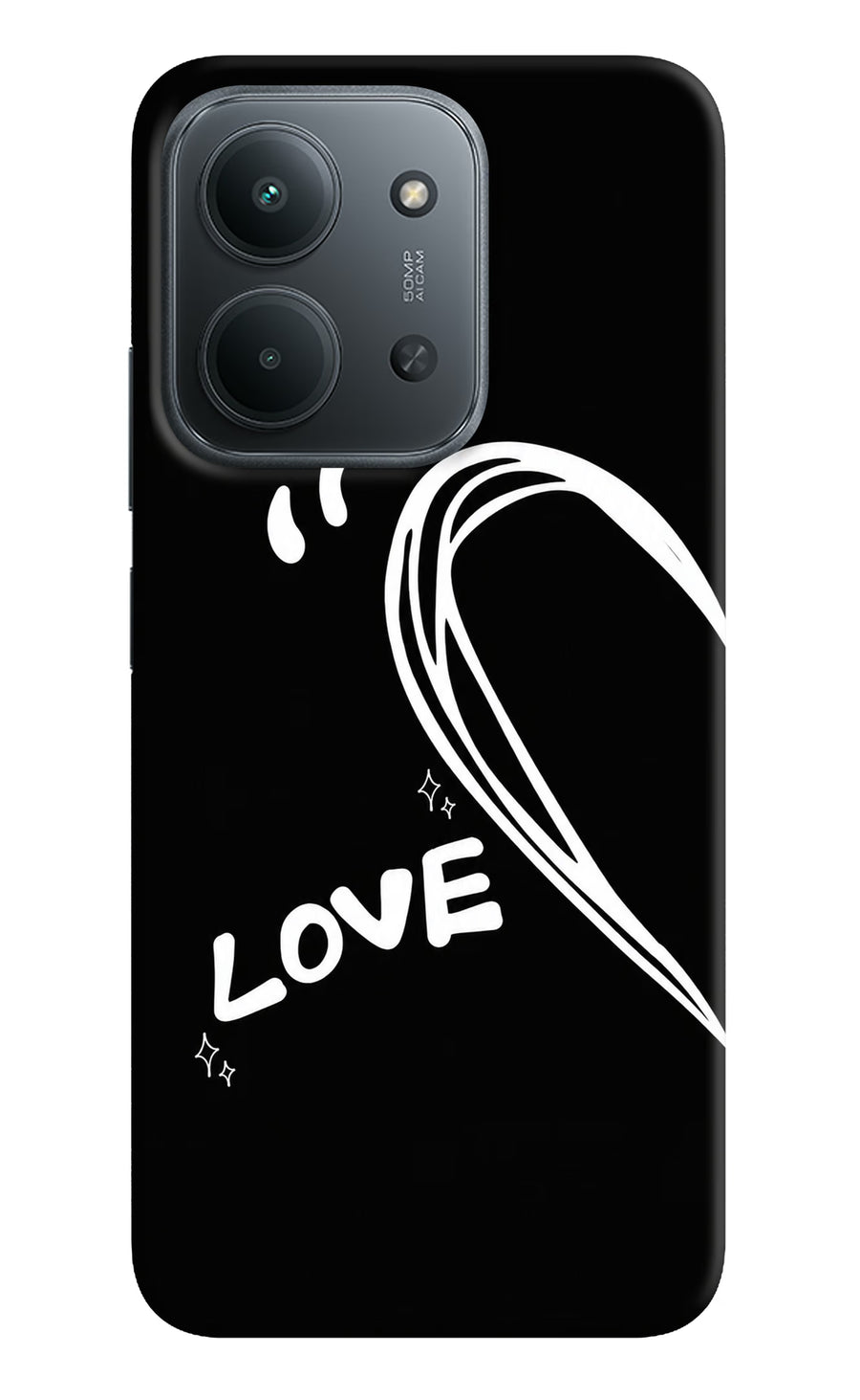 Love Line Redmi 15C 5G Back Cover, Hard case