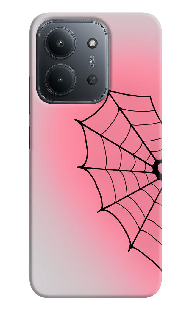 Pink Web Redmi 15C 5G Hard Case Back Cover by Casekaro