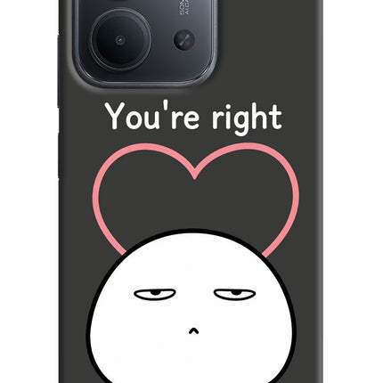You're Right Redmi 15C 5G Hard Case Back Cover by Casekaro