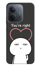 You're Right Redmi 15C 5G Hard Case Back Cover by Casekaro