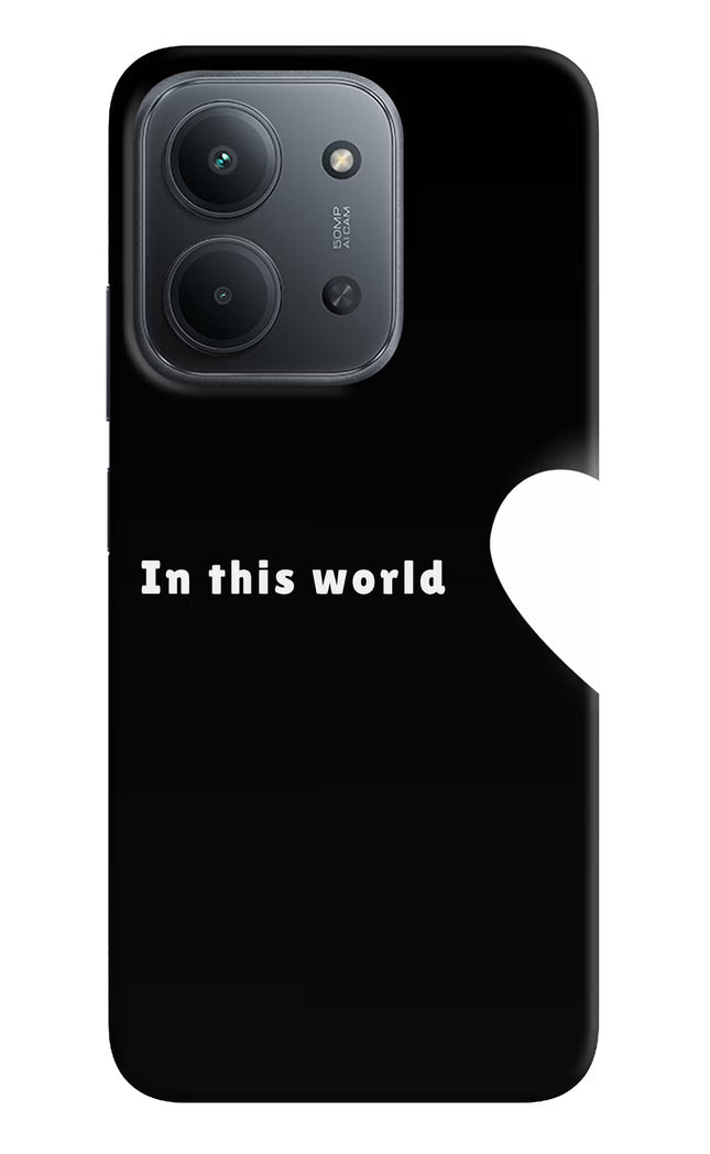 This World Redmi 15C 5G Hard Case Back Cover by Casekaro