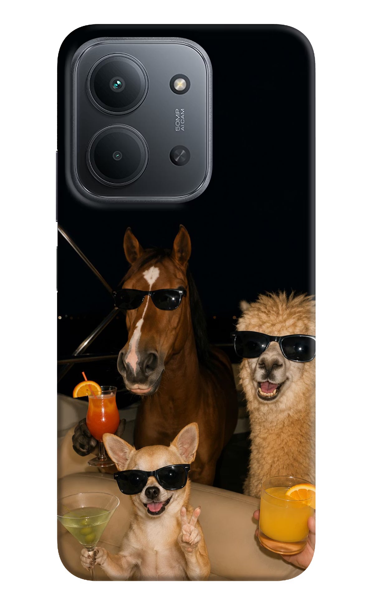 Party Squad Redmi 15C 5G Hard Case Back Cover by Casekaro