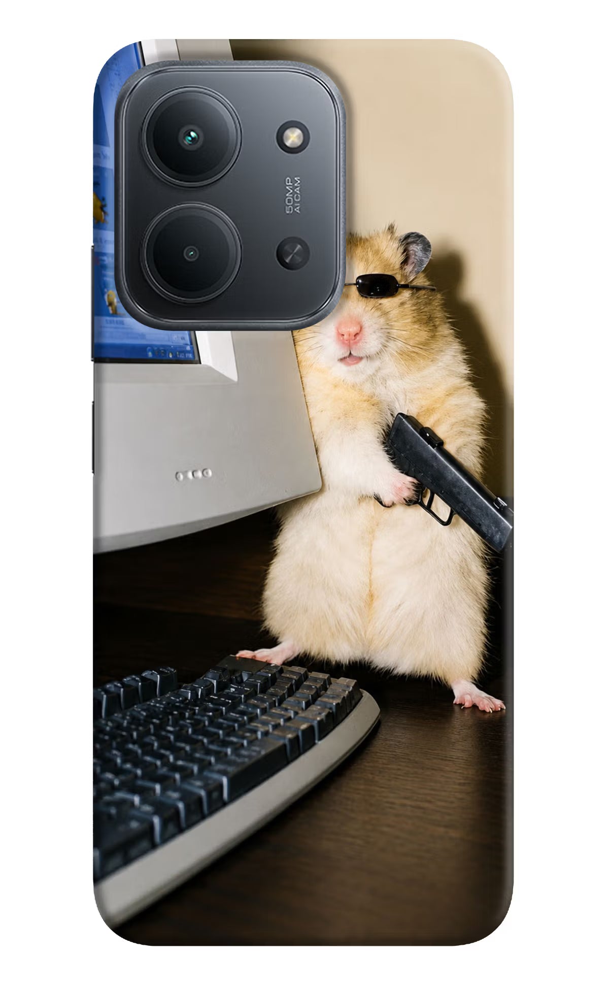 Hacker Hamster Redmi 15C 5G Back Cover