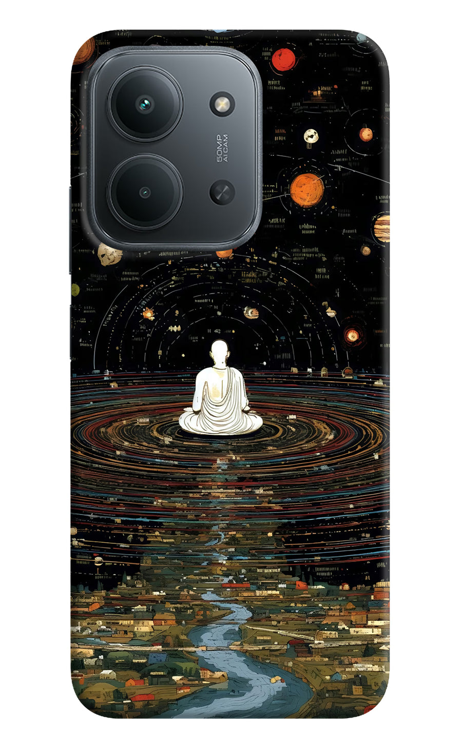 Space Monk Redmi 15C 5G Back Cover, Hard case