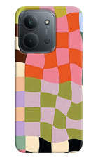 Wavy Grid Redmi 15C 5G Hard Case Back Cover by Casekaro
