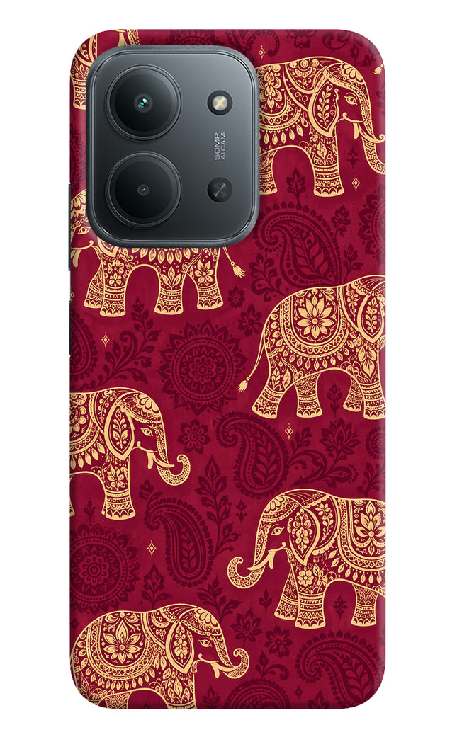Maroon Elephant Redmi 15C 5G Back Cover