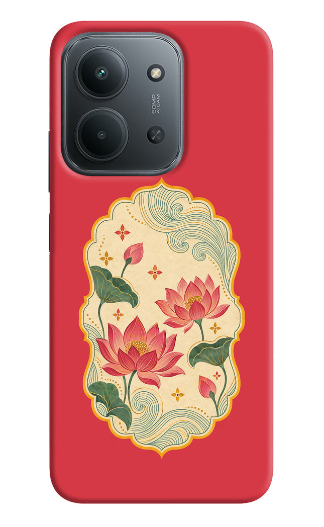 Pink Lotus Redmi 15C 5G Back Cover