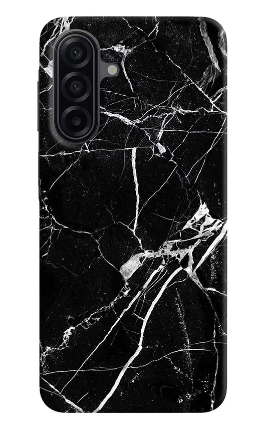 Black Marble Pattern Samsung A17 5G Hard Case Back Cover by Casekaro