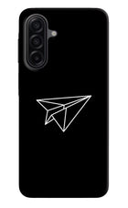 Paper Plane White Samsung A17 5G Hard Case Back Cover by Casekaro