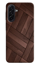 Wooden Texture Design Samsung A17 5G Hard Case Back Cover by Casekaro