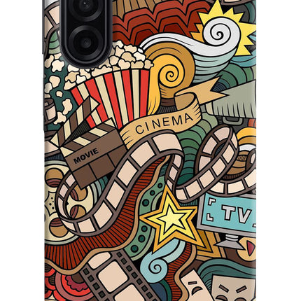 Cinema Abstract Samsung A17 5G Hard Case Back Cover by Casekaro